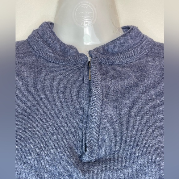 Caporiccio Purple Wool Blend Women Sweater Quarter Zip Size Large 52 Italy - Picture 4 of 11